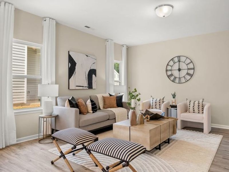 Representative furnished interior of a home built from the Grace by True Homes in Edgewater - Cottage Greens, Lancaster (Image 8).