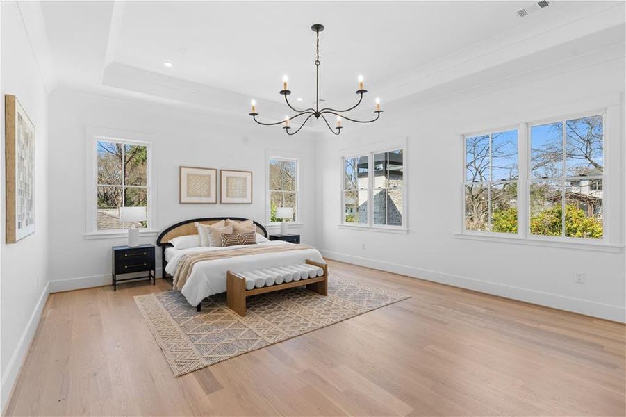 Furnished interior view inside a new home in , Atlanta (Image 41).