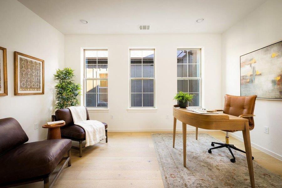 Another view of the office/flex room. Another view of the office/flex room.