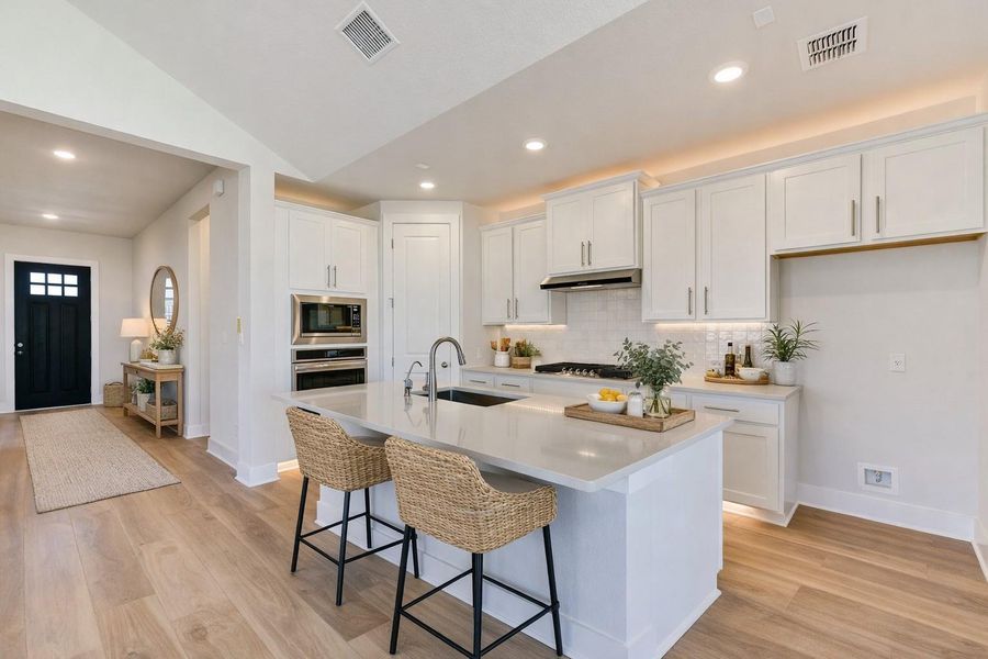 *Virtually Staged Kitchen and Entry*