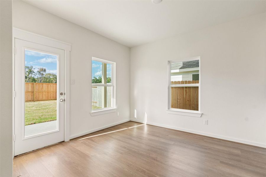 Spacious, unfurnished interior of a new home in Cielo, Conroe (Image 19). Spacious, unfurnished interior of a new home in Cielo, Conroe (Image 19).