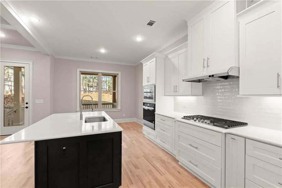 Furnished interior view inside a new home in , Canton (Image 11).