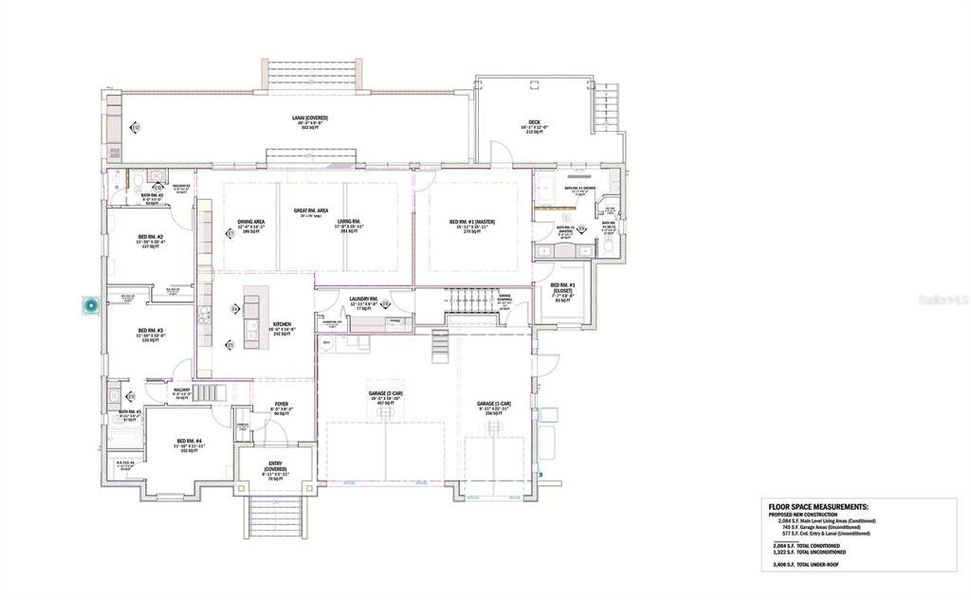 2D floor plan layout of this home in , Punta Gorda, FL (Image 6).