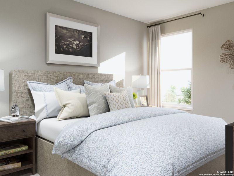 Furnished interior view inside a new home in Abbott Place, St. Hedwig (Image 13).