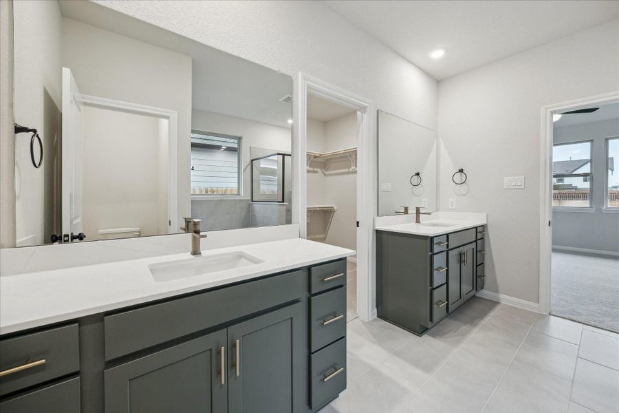 Furnished interior view inside a new home in Elyson, Katy (Image 8). Furnished interior view inside a new home in Elyson, Katy (Image 8).