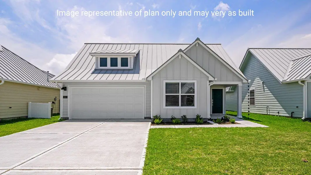 Representative exterior photo of a completed home built from the Copano by D.R. Horton in The Islands of Rockport, Rockport, TX (Image 1). Representative exterior photo of a completed home built from the Copano by D.R. Horton in The Islands of Rockport, Rockport, TX (Image 1).