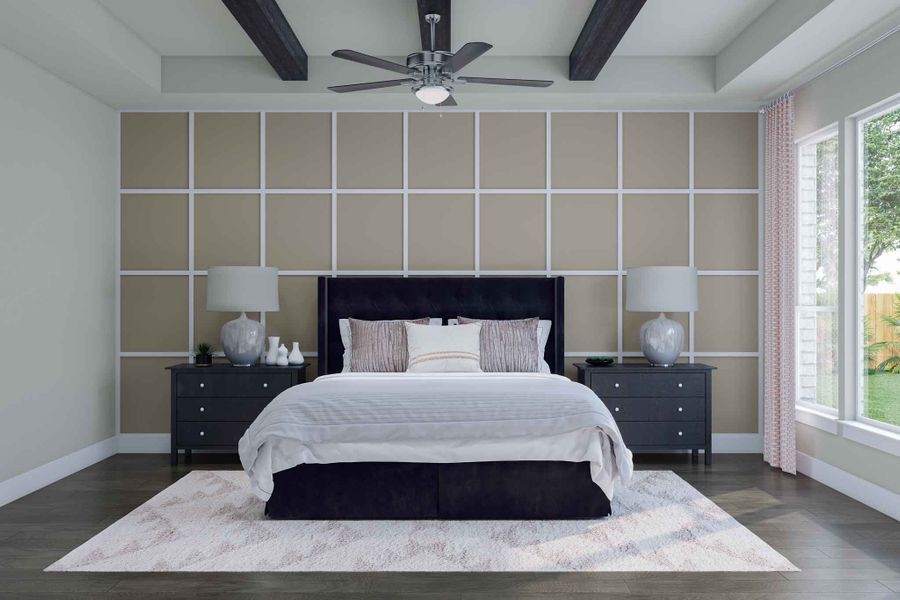 Representative furnished interior of a home built from the Marsala by Tri Pointe Homes in Legacy Grove, Montgomery (Image 11).