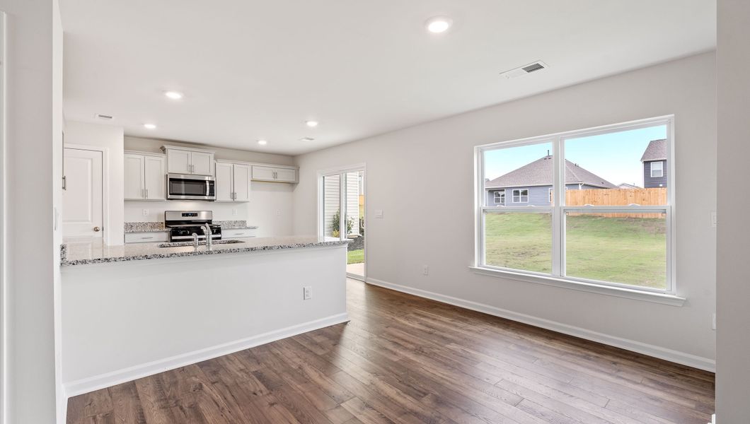 Representative furnished interior of a home built from the BRANDON by D.R. Horton in Cloverdale Hills, Piedmont (Image 7).