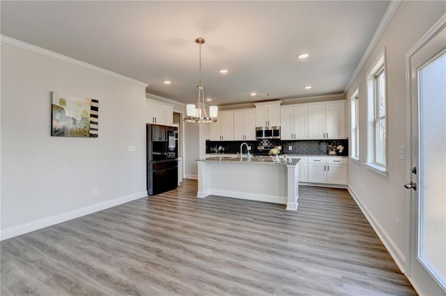Furnished interior view inside a new home in , Lawrenceville (Image 13). Furnished interior view inside a new home in , Lawrenceville (Image 13).