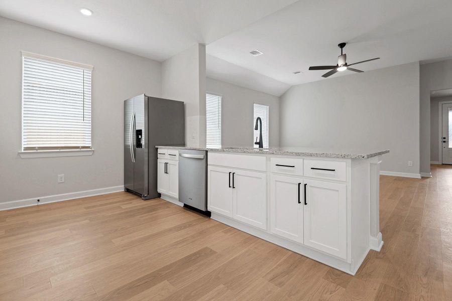 Furnished interior view inside a new home in Cypress Trails at Bauer Landing, Hockley (Image 4).