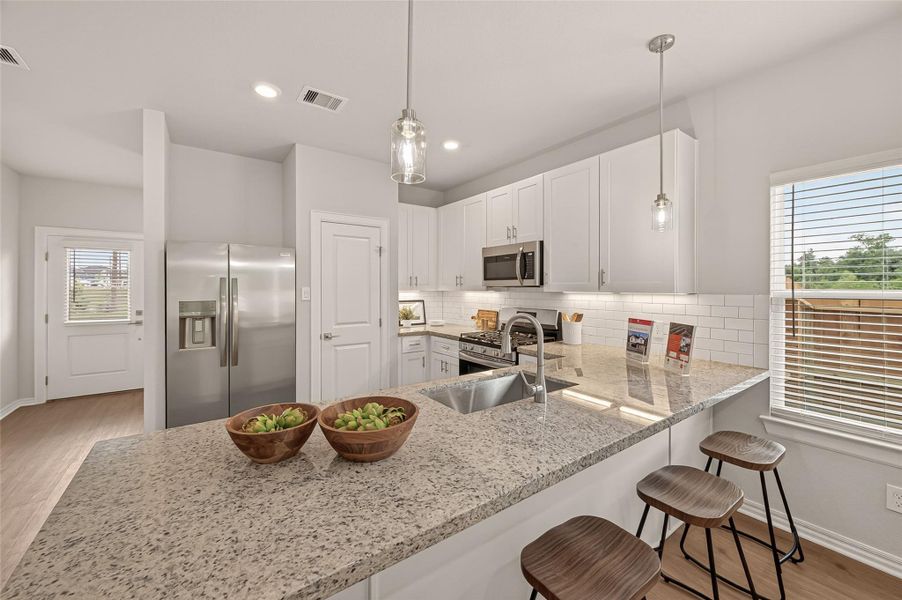 Furnished interior view inside a new home in , Splendora (Image 8).