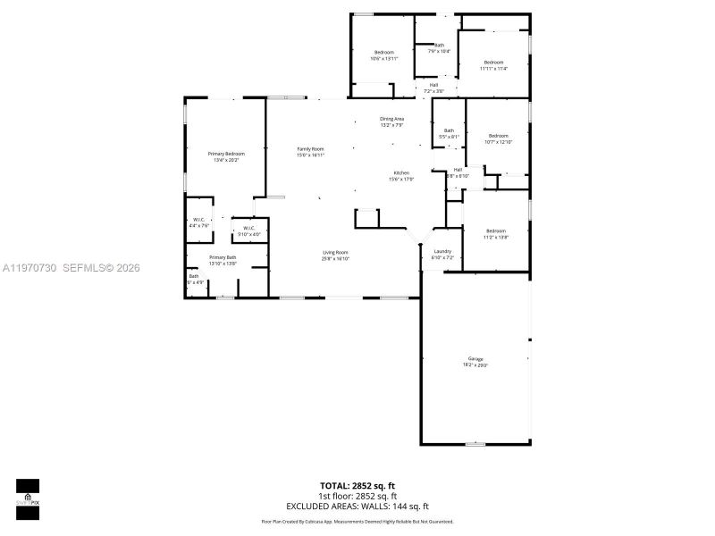 2D floor plan layout of this home in , Loxahatchee, FL (Image 5).