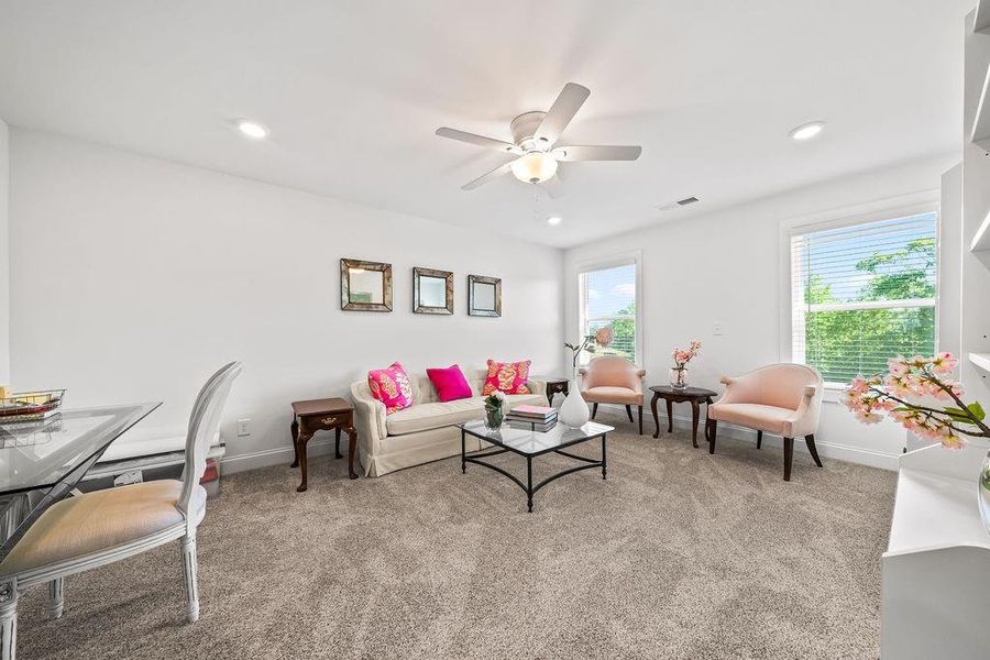 Furnished interior view inside a new home in , Dallas (Image 37).