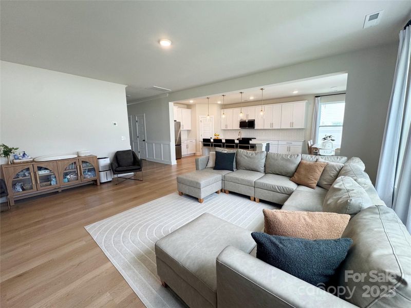 Furnished interior view inside a new home in Enclave at Caldwell, Charlotte (Image 32).
