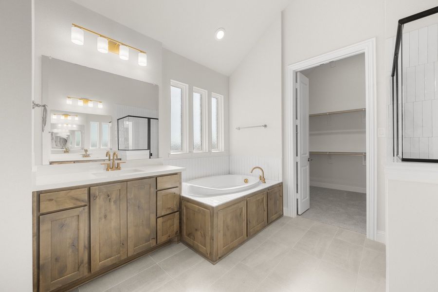 Furnished interior view inside a new home in Bull Hide Estates, Hewitt (Image 15).