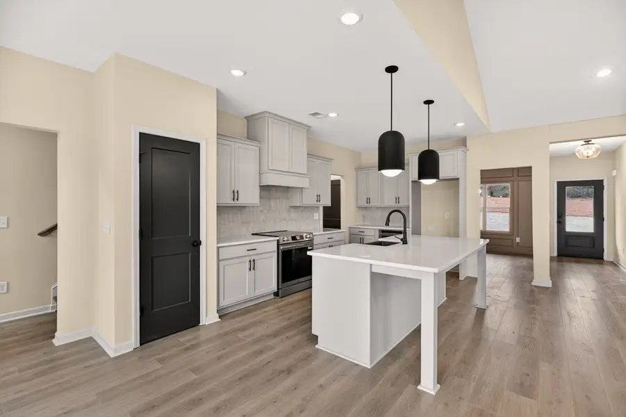 Furnished interior view inside a new home in Blackwelder Bluff, Bowdon (Image 6).