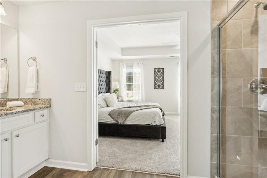 Furnished interior view inside a new home in Fairview Lake, Conyers (Image 26).