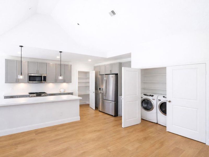 Furnished interior view inside a new home in Hill & Dale Ranch, Splendora (Image 4). Furnished interior view inside a new home in Hill & Dale Ranch, Splendora (Image 4).