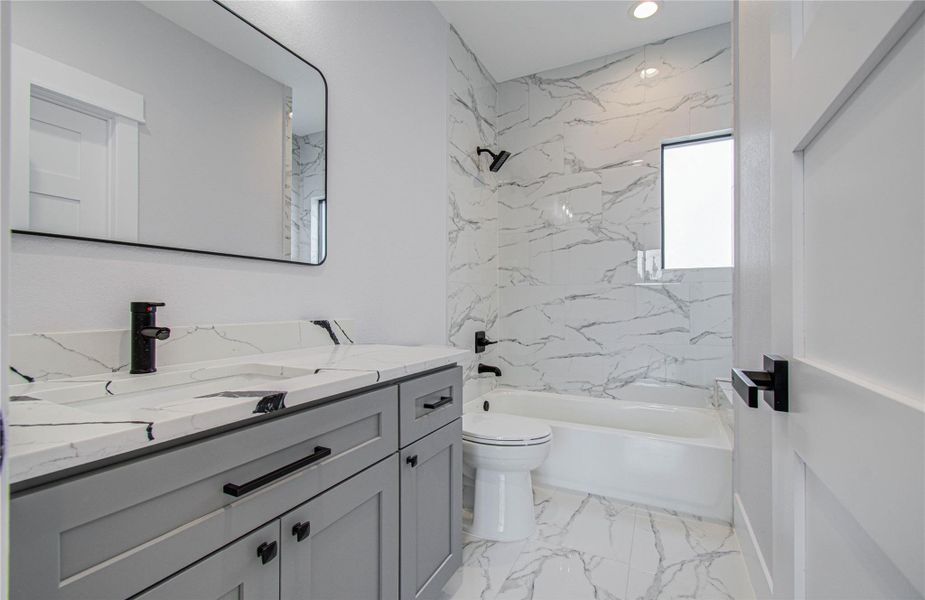 Attached bath up