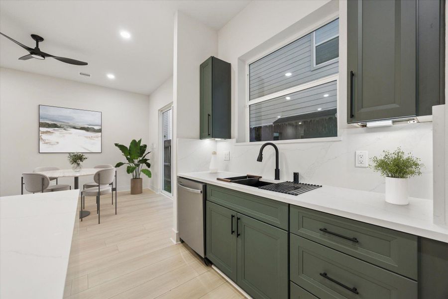 Furnished interior view inside a new home in , Houston (Image 17).