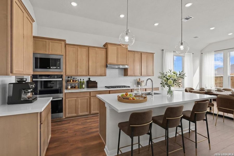 Furnished interior view inside a new home in Homestead, Schertz (Image 18).