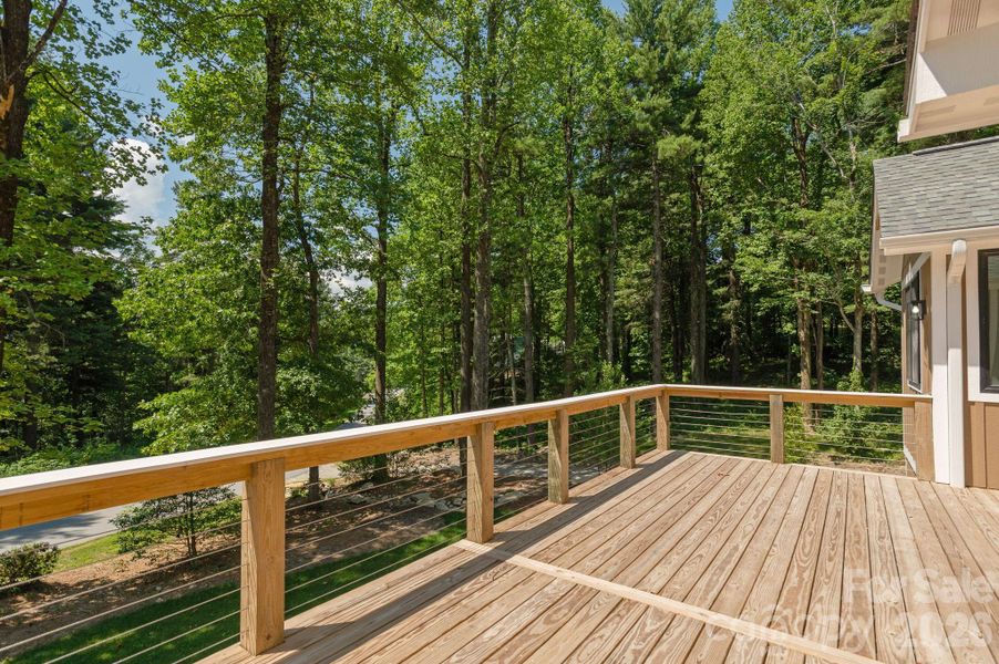 Exterior details and patio area of a home in , Flat Rock (Image 22).