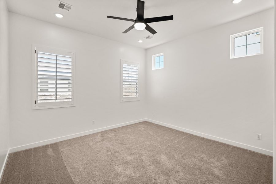 Spacious, unfurnished interior of a new home in Gateway Estates, El Paso (Image 24). Spacious, unfurnished interior of a new home in Gateway Estates, El Paso (Image 24).