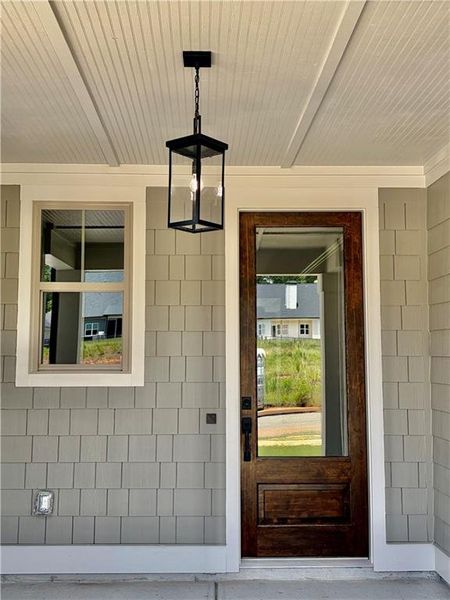 Exterior details and patio area of a home in , Greensboro (Image 3). Exterior details and patio area of a home in , Greensboro (Image 3).