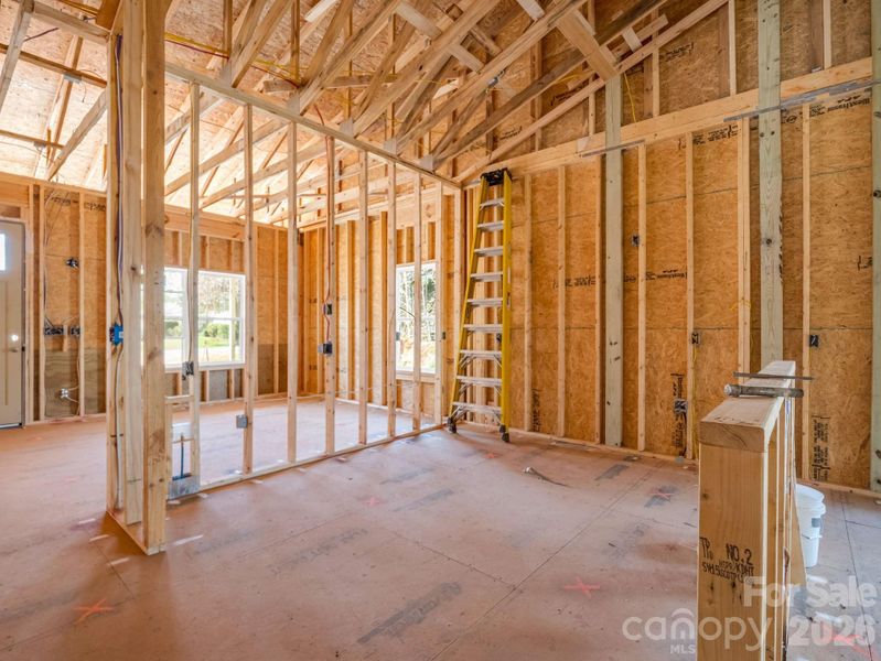 In-progress construction of a new home in , Rutherfordton, NC (Image 22).