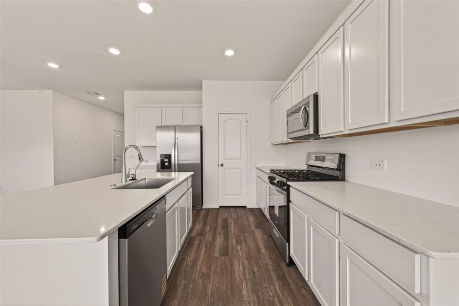 Furnished interior view inside a new home in , Katy (Image 16).