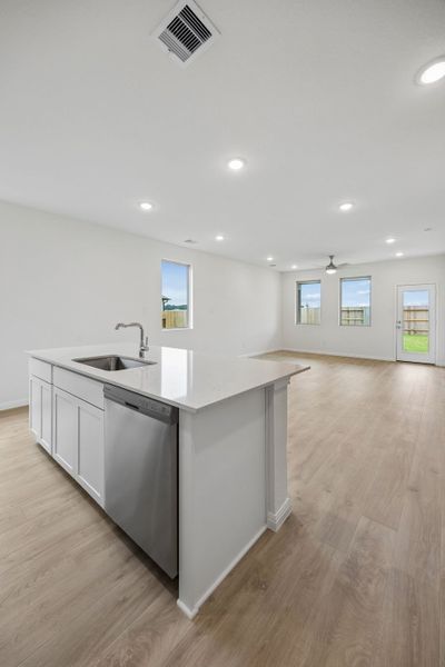 Furnished interior view inside a new home in Riviera Pines, Huffman (Image 12).