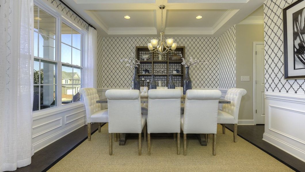 Representative furnished interior of a home built from the Verwood by D.R. Horton in Chumley Estates, Reidville (Image 10).