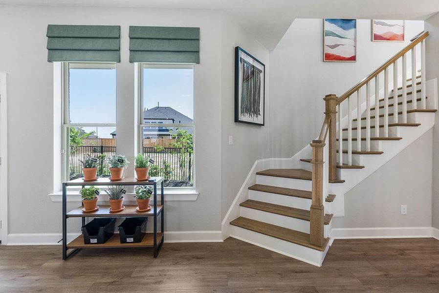 Furnished interior view inside a new home in Prairieland Village 40' Homesites, Cypress (Image 12). Furnished interior view inside a new home in Prairieland Village 40' Homesites, Cypress (Image 12).