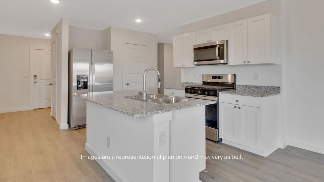 Furnished interior view inside a new home in Overlook West, Wolfforth (Image 5).