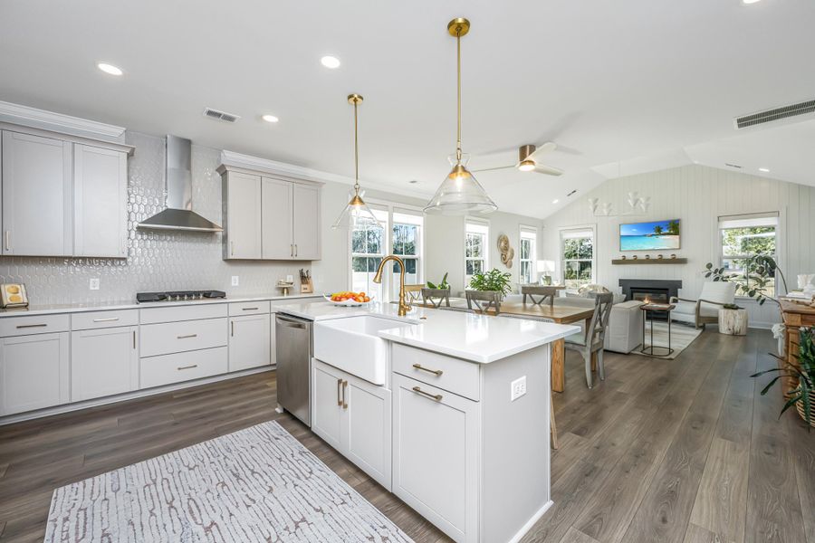 Furnished interior view inside a new home in , Awendaw (Image 7).