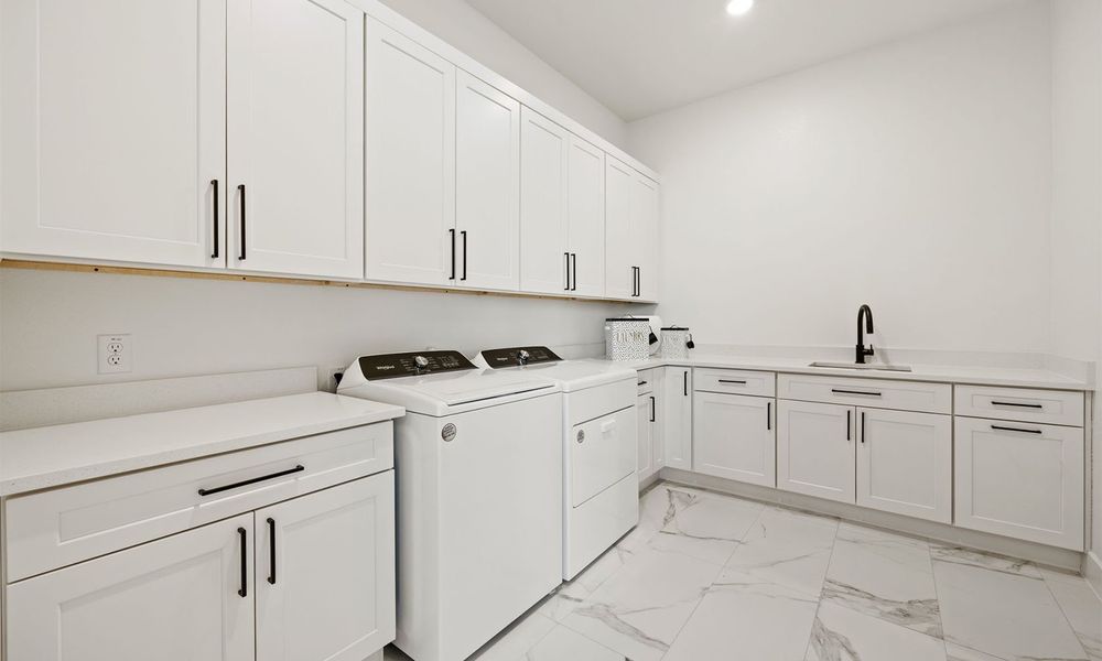 Representative furnished interior of a home built from the Rushmore by Cope Homes in Capitol Hill, Anna (Image 23).