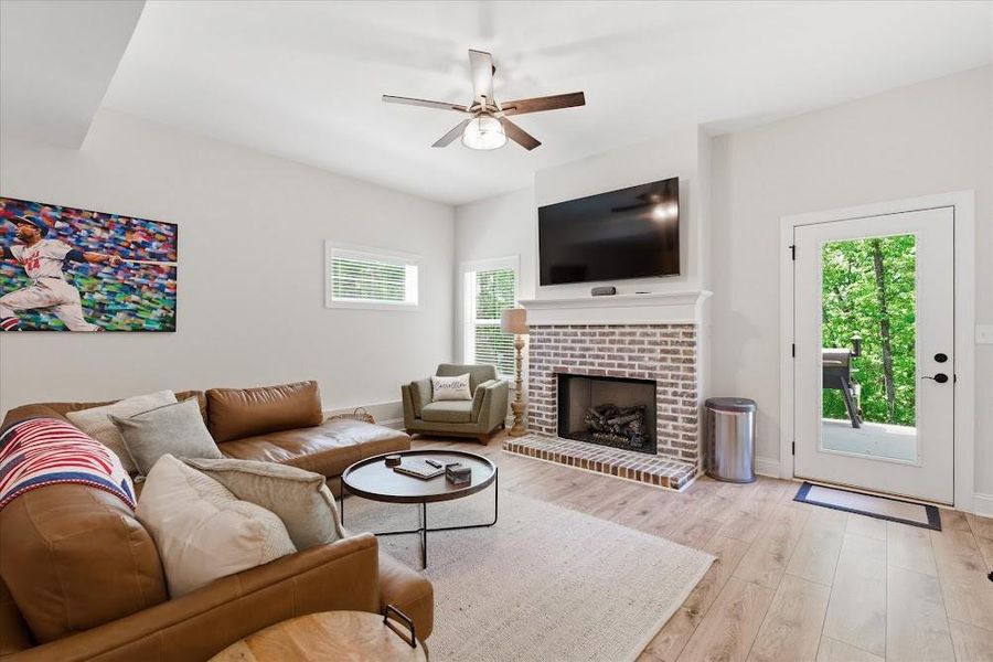Furnished interior view inside a new home in , Carrollton (Image 38).