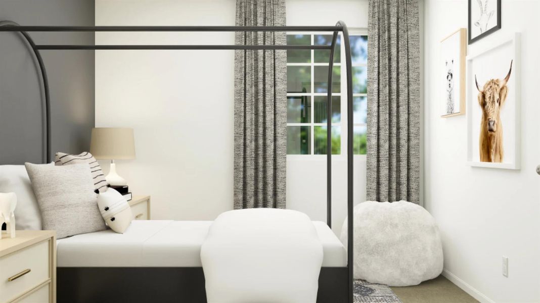 Furnished interior view inside a new home in Woodfield Preserve, Georgetown (Image 10). Furnished interior view inside a new home in Woodfield Preserve, Georgetown (Image 10).