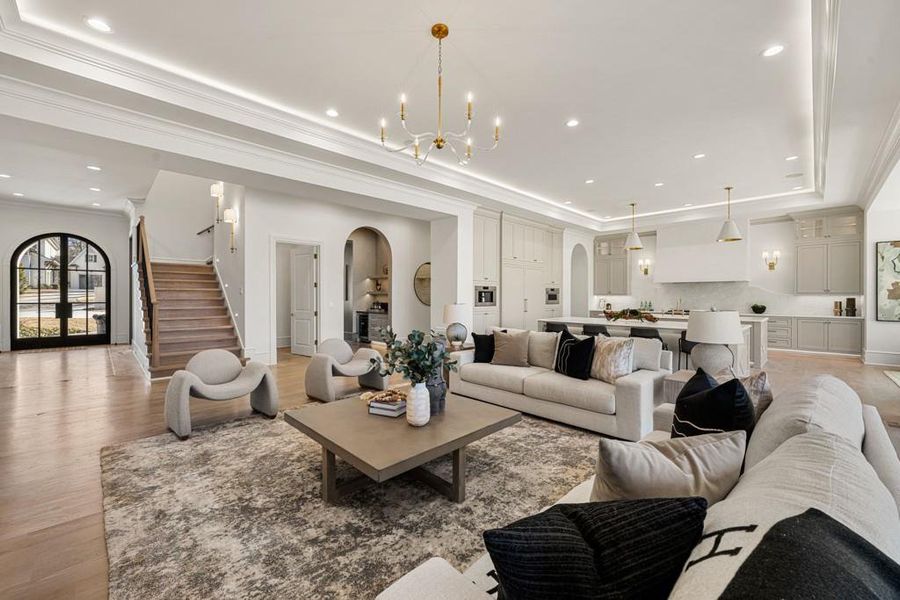 Furnished interior view inside a new home in , Milton (Image 71).