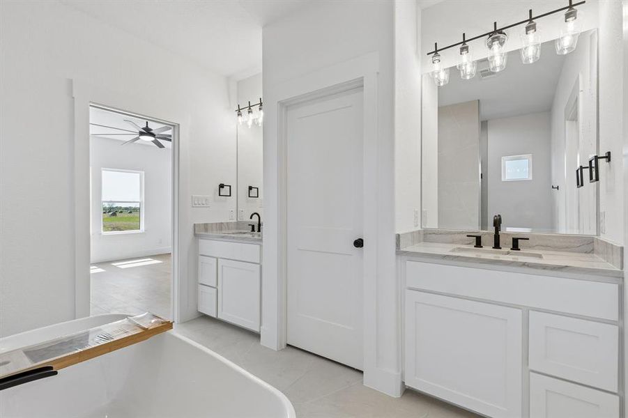 Furnished interior view inside a new home in , Ponder (Image 11).