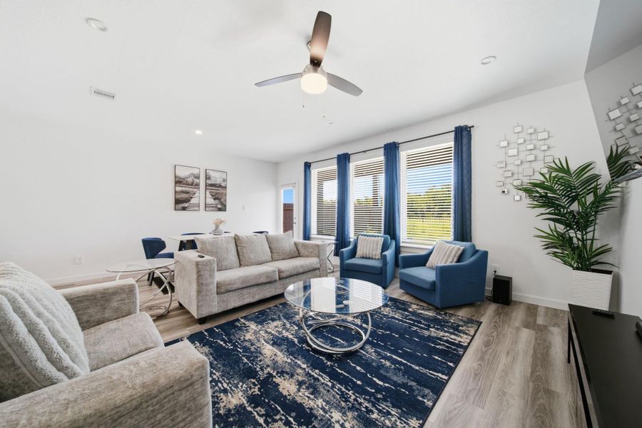 Furnished interior view inside a new home in , Houston (Image 7).