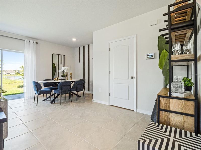 Furnished interior view inside a new home in Rivers Edge, Edgewater (Image 8).