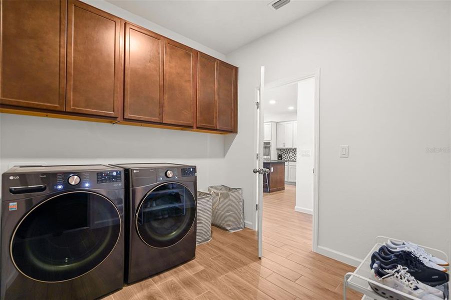 Furnished interior view inside a new home in Estates at Rivercrest, Sanford (Image 51).