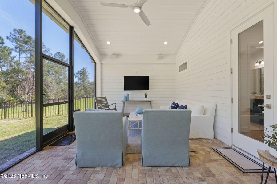 Exterior details and patio area of a home in Nocatee, Ponte Vedra (Image 31).