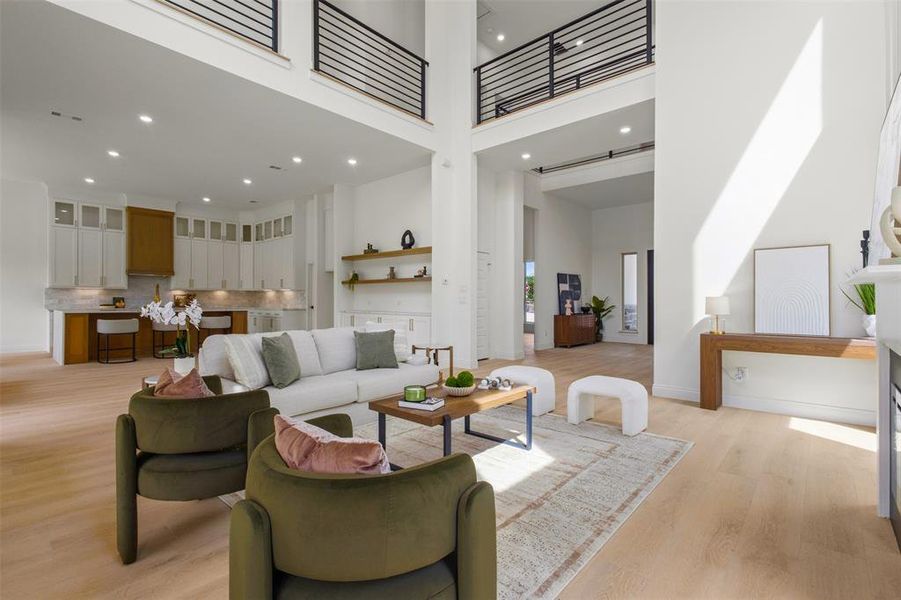 Furnished interior view inside a new home in , Rowlett (Image 29).