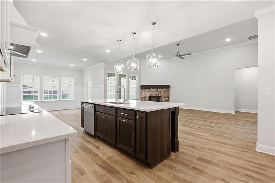Furnished interior view inside a new home in , Monroe (Image 15).