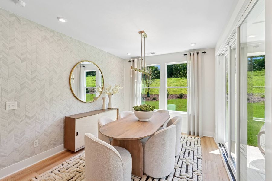 Representative furnished interior of a home built from the Sandy Lane by Tri Pointe Homes in The Pines Collection at Serenity, Fuquay Varina (Image 16).