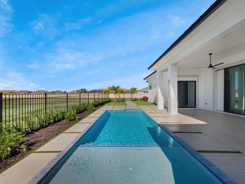 Front exterior of a new home in , Port St. Lucie, FL, highlighting curb appeal (Image 29).
