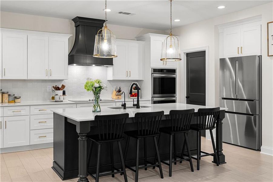 Furnished interior view inside a new home in , Winston (Image 41).