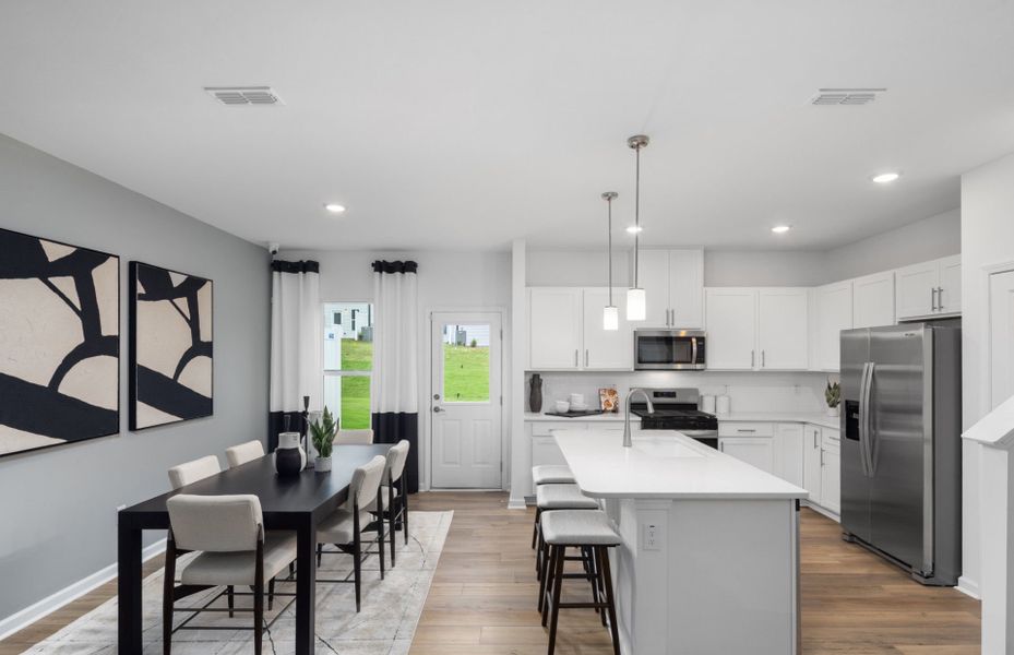 Furnished interior view inside a new home in Carpenter Falls, Durham (Image 9).